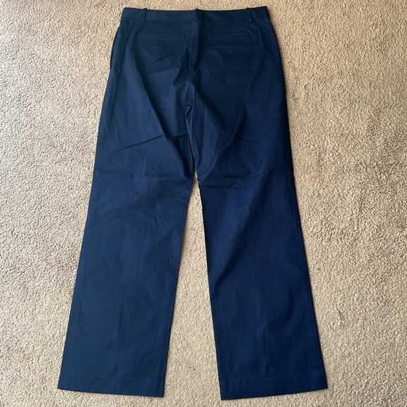Ralph Lauren Navy Blue Wide/Straight Leg Trouser Chino Pants - Picture 2 of 8